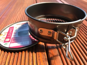 МИНИ-ФОРМА ДЛЯ ТОРТА RAIN, серый металлик, РАЗЪЕМНАЯ, 12 см