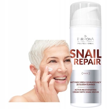 FARMONA SNAIL REPAIR Krem ze śluzem ślimaka INTENSYWNIE ODMŁADZAJĄCY 150ml
