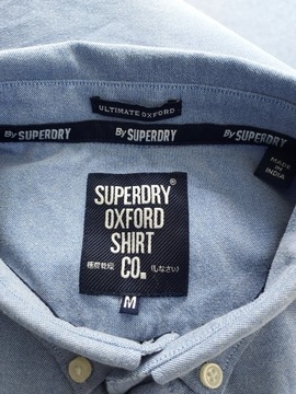 SUPERDRY koszula krótki rękaw Oxford 100% bawełna M