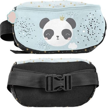 NERKA SASZETKA TOREBKA TORBA MIŚ PANDA MIĘTOWA