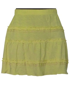 SPÓDNICA SPÓDNICZKA DZIECIĘCA BAWEŁNA BEŻOWA 140