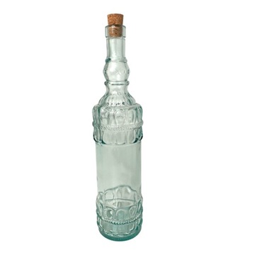 BUTELKA Z KORKIEM SZKŁO RECYKLING 0,75 VINTAGE
