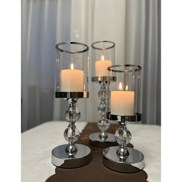 Набор подсвечников Glamour Glass Lantern 1-2-3 шт.