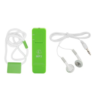 ODTWARZACZ MUZYCZNY MP3 NA KARTĘ WALKMAN ZIELONY