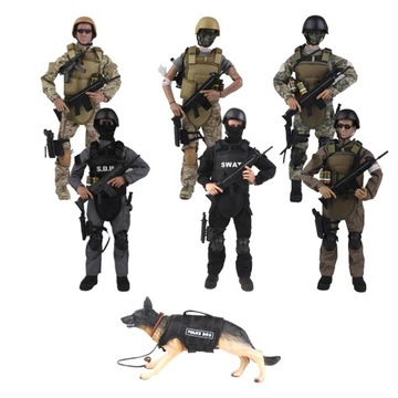 12 1/6 SWAT Soldier Action Figure Model toy for