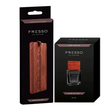 FRESSO Dark Delight PERFUMY + ZAWIESZKA DO AUTA