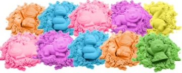BibiMoon Kinetic Sand 10 кг НАБОР ПЕСОЧНЫХ ЯЩИКОВ ФОРМАТЫ