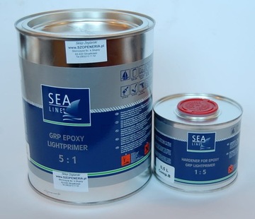SEA-LINE FARBA JACHTOWA, PODKŁAD EPOKSYDOWY GFK LIGHTPRIMER 3L , BIAŁY