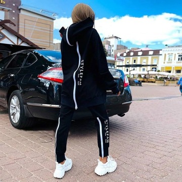 Winter 2023 Oversized Tracksuit Back Zipper Long H