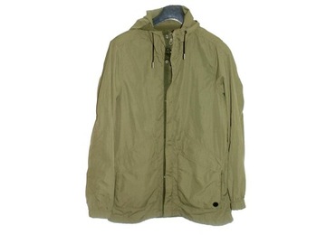 Pull&Bear damska kurtka khaki parka wiatrówka casual M