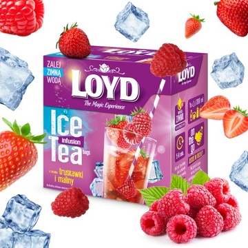 Холодный чай ХОЛОДНЫЙ ЧАЙ Клубника Малина Идеально подходит для лета 12 T. LOYD
