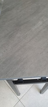 BIURKO SKŁADANE WYGODNE STABILNE SZARE KAMIENNE