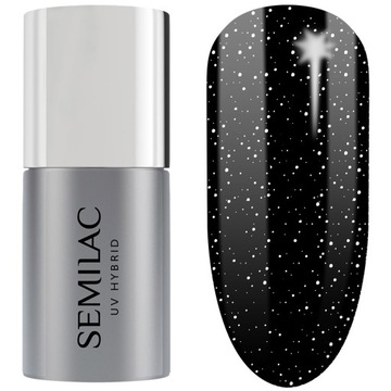 SEMILAC TOP NO WIPE WHITE SPRINKLES T19 7ML