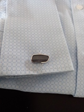 Захватывающие запонки BMW для рубашки с решеткой в ​​форме почек