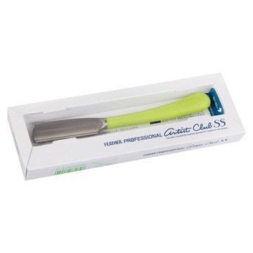 Бритва Feather для лезвий Artist Club SS Lime Японская бритва ACS-NL