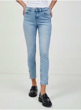 A6D017 NIEBIESKIE SPODNIE JEANSOWE SKINNY ORSAY M