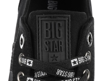 BIG STAR DAMSKIE TRAMPKI CZARNE NA PLATFORMIE r 39