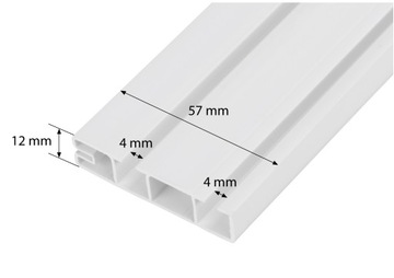 ДВОЙНОЙ ПОТОЛОЧНЫЙ КАРДИНС 270 СМ С НАКРЫТОЙ ПОТОЛОЧНОЙ рейкой С АКСЕССУАРАМИ RENA