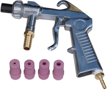 PISTOLET DO PIASKOWANIA PIASKARKA + 5 DYSZ 220L