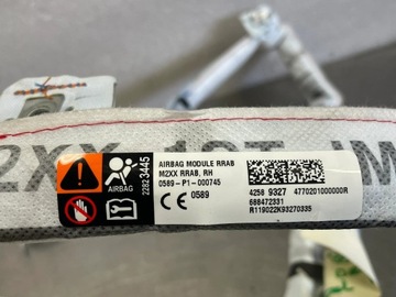 AIRBAG ZÁVĚS PRAVÁ OPEL KARL 42589327 ORIG. FV