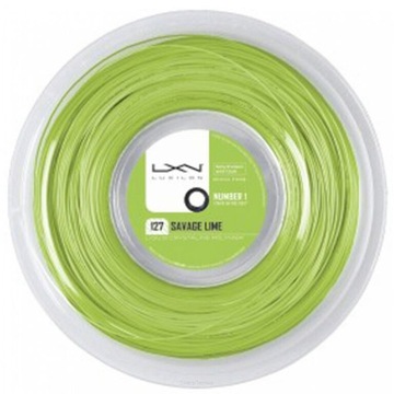 Naciąg tenisowy Luxilon Savage 1.27mm ze szpuli limonkowy