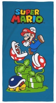 BAWEŁNIANY RĘCZNIK MARIO RĘCZNIK SUPER MARIO NINTENDO 70x140 ORYGINAŁ