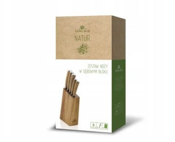 НАБОР ИЗ 5 НОЖЕЙ В БЛОКЕ GERLACH NATUR 320M
