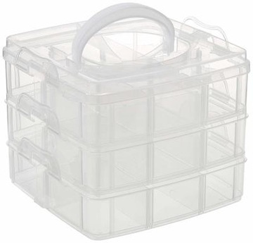 RAYHER 3918100 PUDEŁKO DO SORTOWANIA Z UCHWYTEM