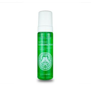 ALOE TATTOO GOJĄCA PIANKA Z ALOESEM DO PRZEMYWANIA TATUAŻU / TATUAŻY, 220ml