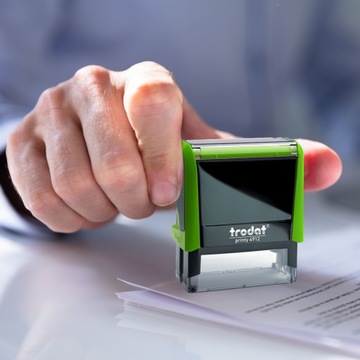 TRODAT 4912 ШТАМП ДЛЯ ДИЗАЙНА КОРПОРАТИВНОГО ЛИЧНОГО ОФИСА 6 СТРОК + ЛАСТИК