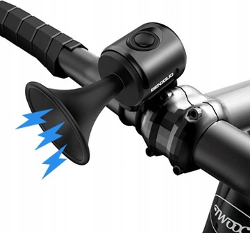 DZWONEK ROWEROWY Z ALARMEM GŁOŚNY 120dB DLA ROWER