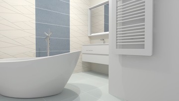 Дом Тонов синий стр. 59,8x59,8 Tubądzin-gres