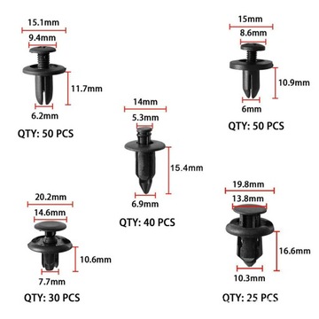 НАБОР АВТОМОБИЛЬНЫХ ЗАЖИМОВ + СЪЕМНИКИ РАСШИРИТЕЛЬНЫЕ ШПИЛЬКИ 625SZ ИНСТРУМЕНТЫ
