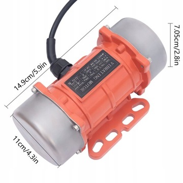 Вибратор с вибрационным двигателем мощностью 90 Вт, 220 В.