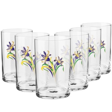 Szklanki do herbaty Irys PRL KROSNO 6x250ml