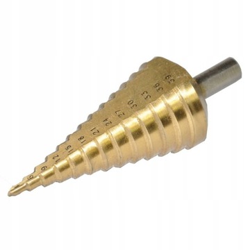 Wiertło stopniowe, stożkowe do metalu HSS 4-39 mm