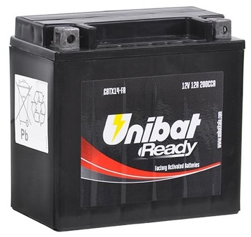 AKUMULATOR UNIBAT CBTX14-FA YTX14 12Ah 200A