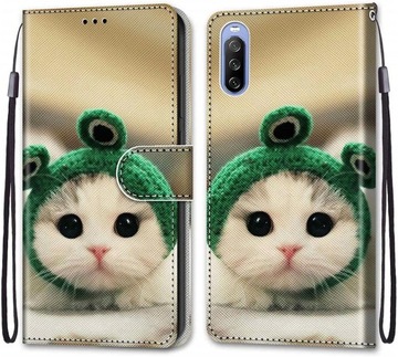Кожаный чехол-книжка с магнитом для Sony Xperia