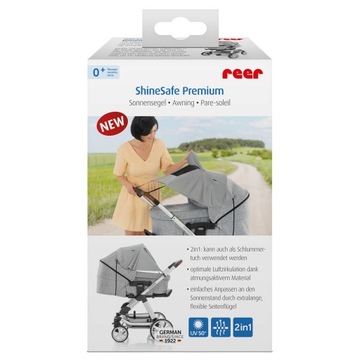 Солнцезащитный козырек на коляску UV UPF 50+ REER