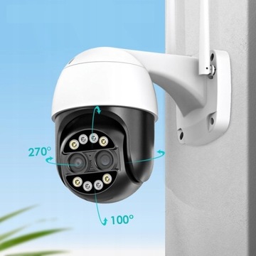 НАРУЖНАЯ ВРАЩАЮЩАЯСЯ WIFI IP-КАМЕРА 8MPx 8X ZOOM PL