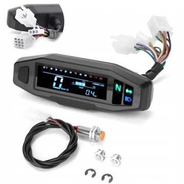Kompaktowy Licznik Prędkości do Motocykla Wyświetlacz Mini LED