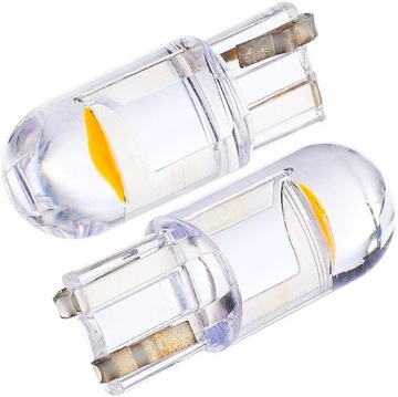2x ŻARÓWKA ŻARÓWKI LED W5W T10 12V POMARAŃCZOWE