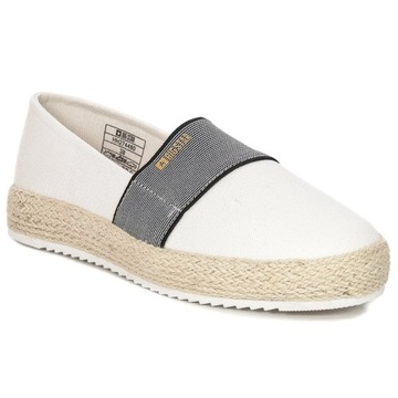 Espadryle damskie Big Star białe buty HH274480 39