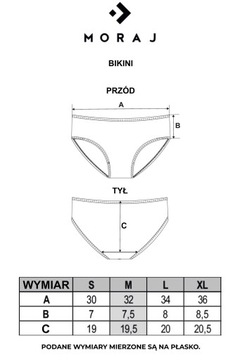 MAJTKI FIGI BAWEŁNIANE DAMSKIE KORONKA MORAJ L x6