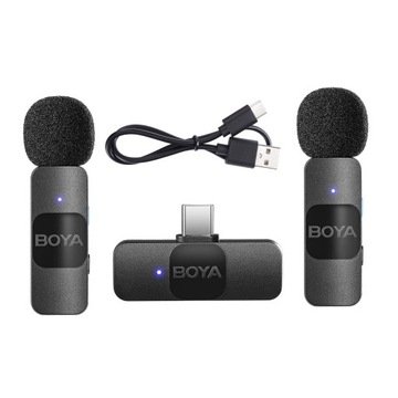 BOYA BY-V20 One-Trigger-Two 2.4G Bezprzewodowy mikrofon do streamingu