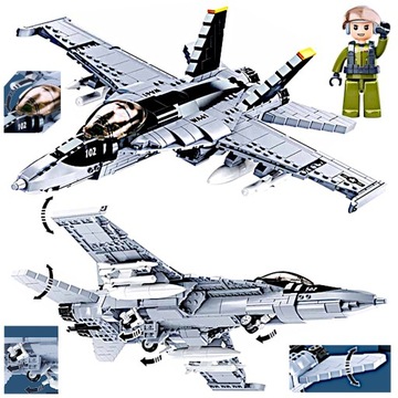 Кирпичи F/A-18E/F Super Hornet + LEGO ОРУЖИЕ