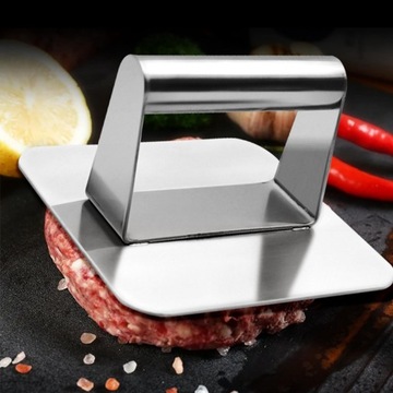 Пресс для гамбургеров из нержавеющей стали Пресс для плоского мяса