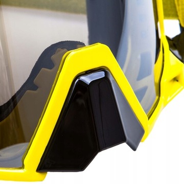 WYGODNE MOCNE GOGLE ENDURO IMX SAND DWIE SZYBY