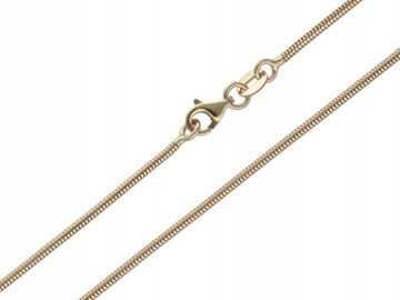 Złoty łańcuszek 585 linka snake 45 cm pełne złoto 3,20 g na prezent 14kt