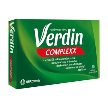 VERDIN COMPLEXX 30 TABLETEK NA TRAWIENIE USP ZDROWIE